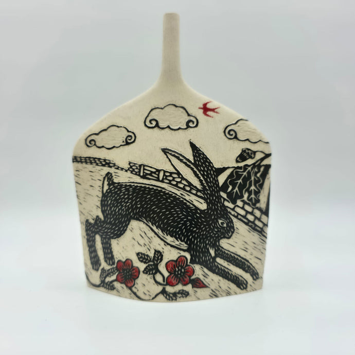 Hare and Dog Rose Small Vessel