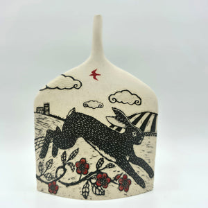 Hare, Dog Rose and Church Small Vessel