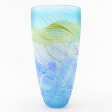 Load image into Gallery viewer, Medium Spring Tides Seashore Glass Tall Vase