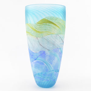 Medium Spring Tides Seashore Glass Tall Vase