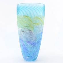 Load image into Gallery viewer, Medium Spring Tides Seashore Glass Tall Vase
