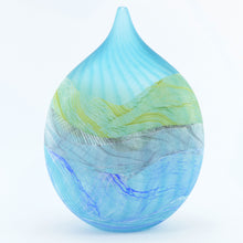Load image into Gallery viewer, Medium Spring Tides Seashore Glass Teardrop Vase