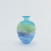 Load image into Gallery viewer, Spring Tides Seashore Glass Round Stoppered Bottle TP29