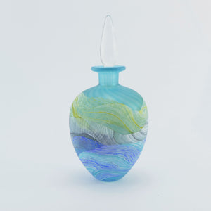 Spring Tides Seashore Glass Round Stoppered Bottle TP29