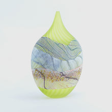 Load image into Gallery viewer, Small Samphire Glass Teardrop Vase
