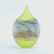 Load image into Gallery viewer, Small Samphire Glass Teardrop Vase