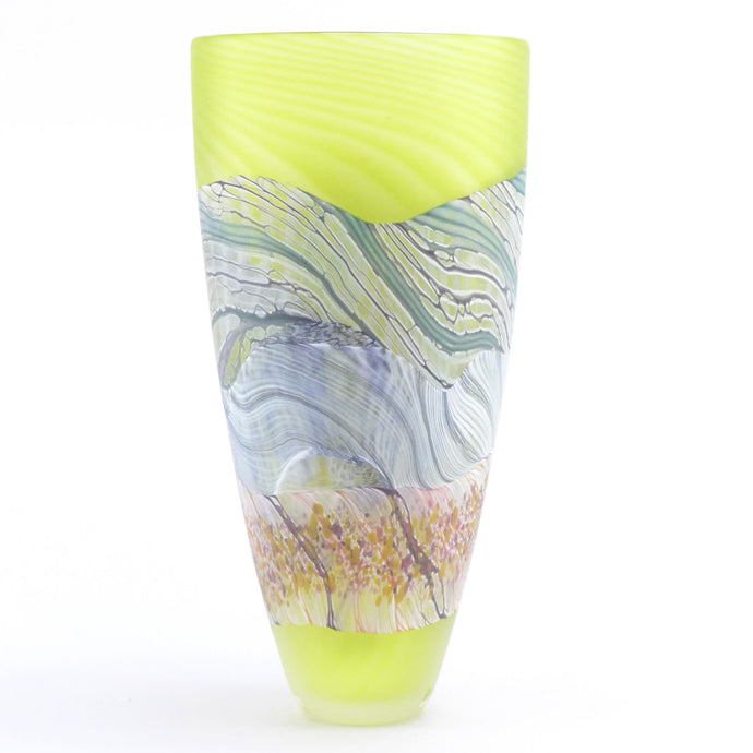 Small Samphire Glass Tall Vase 2
