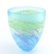 Load image into Gallery viewer, Small Spring Tides Seashore Glass Bowl 1