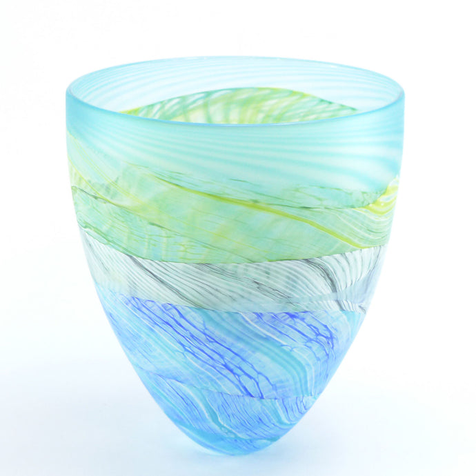 Small Spring Tides Seashore Glass Bowl 1