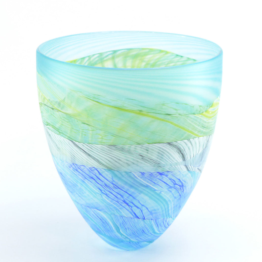 Small Spring Tides Seashore Glass Bowl 1