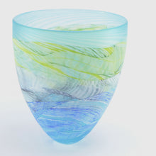 Load image into Gallery viewer, Small Spring Tides Seashore Glass Bowl 1