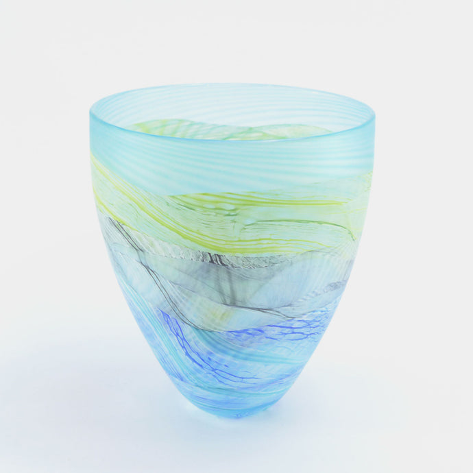 Small Spring Tides Seashore Glass Bowl 2