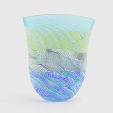 Load image into Gallery viewer, Small Spring Tides Seashore Glass Flat Vase 1
