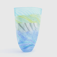 Load image into Gallery viewer, Small Spring Tides Seashore Glass Flat Vase 2