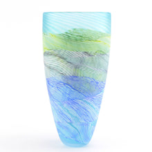 Load image into Gallery viewer, Small Spring Tides Seashore Glass Tall Vase 2