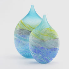Load image into Gallery viewer, Medium Spring Tides Seashore Glass Teardrop Vase2