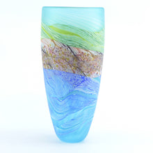 Load image into Gallery viewer, Small Waves Glass Tall Vase