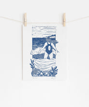 Load image into Gallery viewer, Sea Air riso print