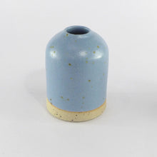 Load image into Gallery viewer, Blue medium stoneware vase