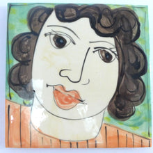 Load image into Gallery viewer, Red and orange face coasters