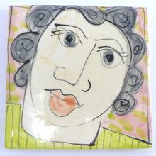 Load image into Gallery viewer, Red and orange face coasters