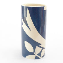 Load image into Gallery viewer, Teal large oval ava bird vase