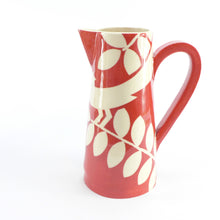 Load image into Gallery viewer, Dark red ava bird cone jug
