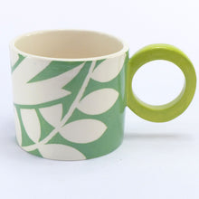 Load image into Gallery viewer, Green ava bird mug 2