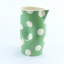 Load image into Gallery viewer, Green pinch jug