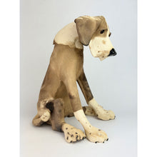 Load image into Gallery viewer, Large patchy sitting dog