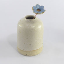 Load image into Gallery viewer, Off white medium stoneware vase