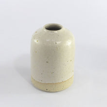 Load image into Gallery viewer, Off white medium stoneware vase