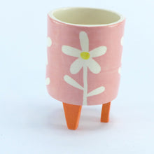 Load image into Gallery viewer, Pink daisy baby planter