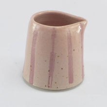 Load image into Gallery viewer, Pink stripe stoneware mini pourer
