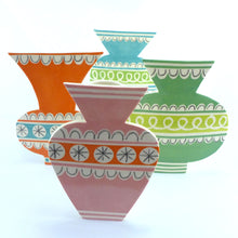 Load image into Gallery viewer, Orange profile vase