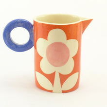 Load image into Gallery viewer, Red flower baby jug