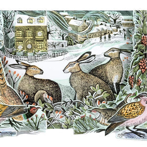 Angela Harding hares advent calendar
