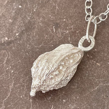Load image into Gallery viewer, Silver black cardamom on 24&quot; chain