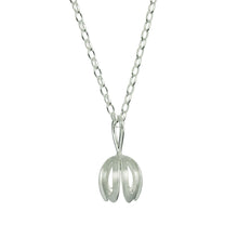Load image into Gallery viewer, GCF26 Silver outline crocus pendant