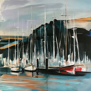 Masts by the Jetty Limited Edition - large framed