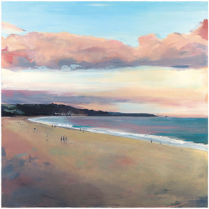 Torcross Sunset Limited Edition - large framed