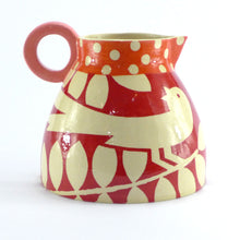 Load image into Gallery viewer, Dark red ava fat jug