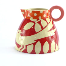 Load image into Gallery viewer, Dark red ava fat jug