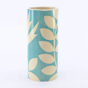 Turquoise ava small cylinder vase
