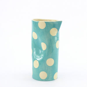 Turquoise pinch jug