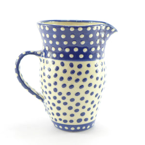 Blue spotty medium jug