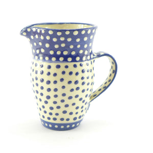 Blue spotty medium jug