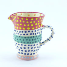 Load image into Gallery viewer, Spotty small jug green band