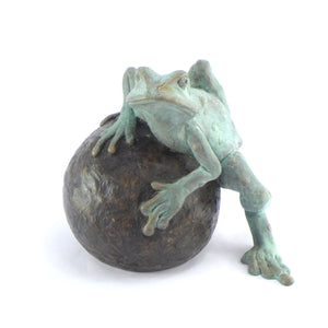 Medium frog on ball