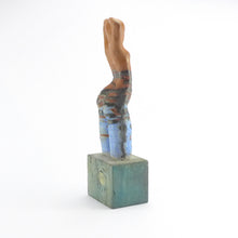 Load image into Gallery viewer, Lala sculpture on turquoise base